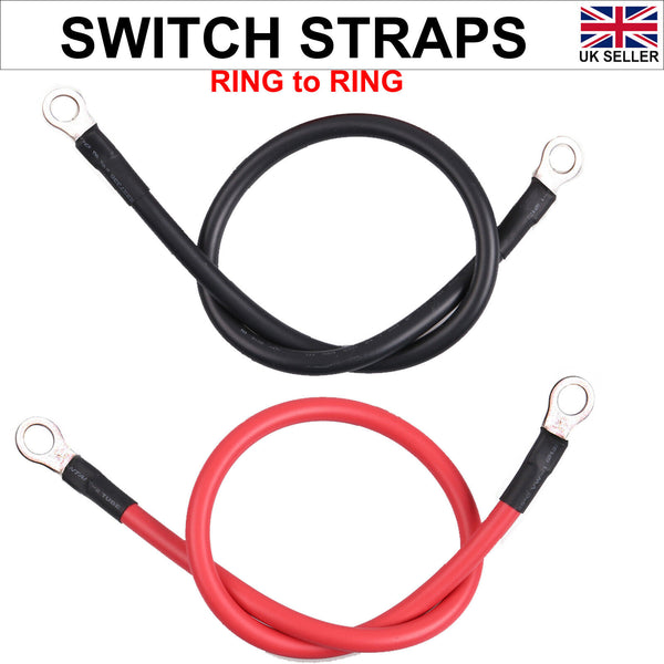 Battery & Switch Lead Power Strap Earth Positive Negative Cable 16mm²-110A Wire