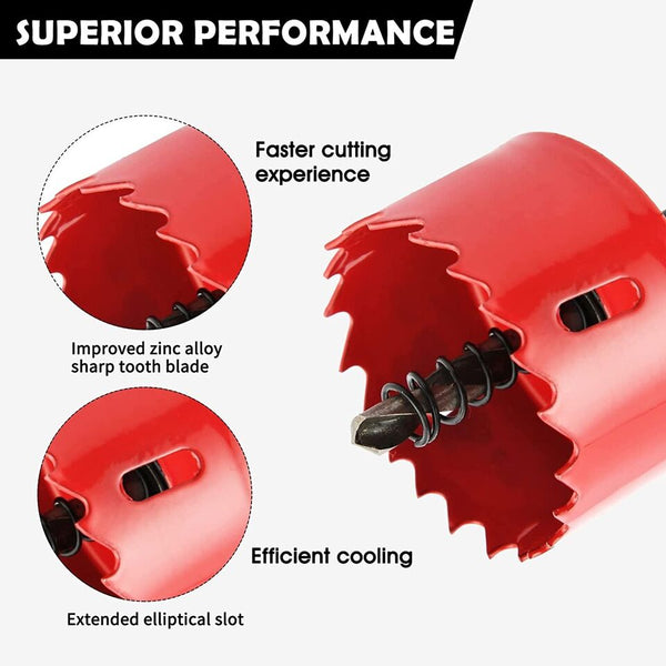 Bi metal Hole Saw M42 Arbor Pilot 53mm Drill Bit for Hole in metal wood Plastic