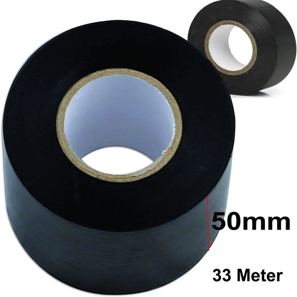 PVC tape 50mm Electrical Tape Black 33 Meter flame Retardant insulation Tape UK