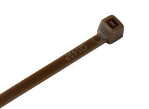 Brown Nylon Cable Ties (Pack of 100)