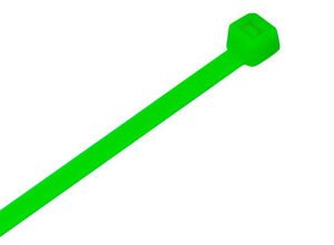 Fluorescent Green Cable Ties (Pack of 100)