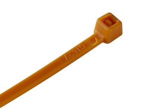 Orange Nylon Cable Ties (Pack of 100)