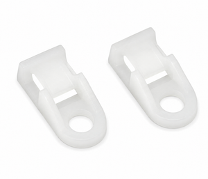 Cable Tie Eyelet 19x9mm 4.8mm Hole White (Pack of 100)
