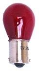 382 Red Indicator Flasher Bulb 12V 21W BA15S Pack of 10