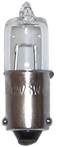 433 BAX9S Offset Pin Halogen Bulb 12V 6W Pack of 10