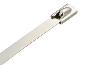 Uncoated Stainless Steel Cable Ties (Pack of 25)