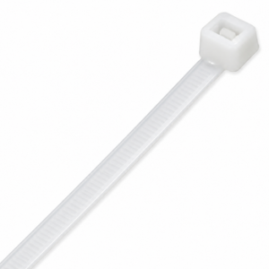 White / Natural Nylon Cable Tie (Pack of 100)