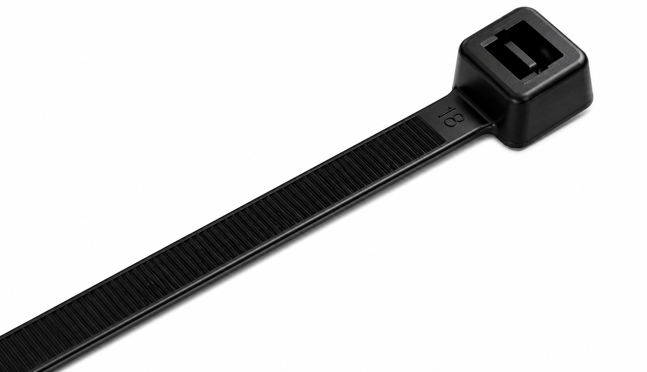 Black Heavy Duty Nylon Cable Tie 550mm x 9mm Pack of 100